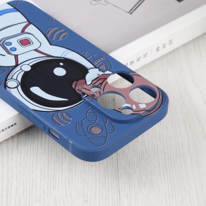 Bild 5,  iPhone 14 Pro Skal Spaceman Blå/Brun - Teknikhallen.se