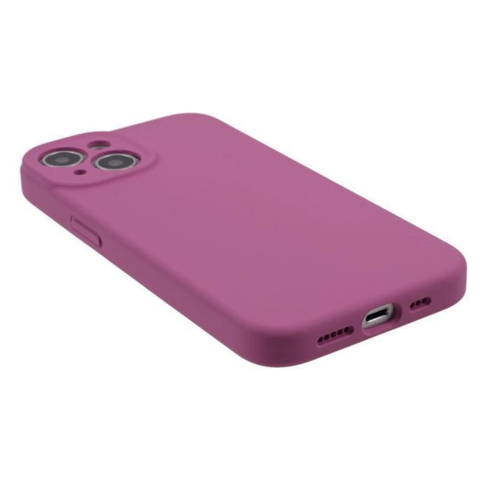 Bild 5,  iPhone 15 Plus Skal Liquid Silikon Rosa Pitaya - Teknikhallen.se