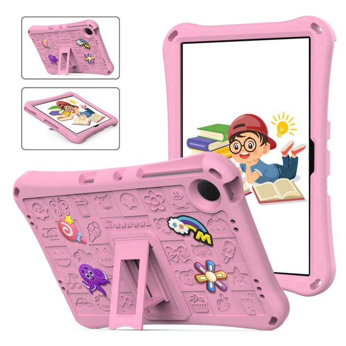 Bild 2,  Samsung Galaxy Tab A11 Plus / A9 Plus Skal EVA Kickstand Rosa - Teknikhallen.se