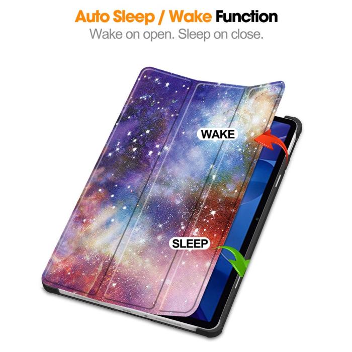 Bild 3,  Xiaomi Redmi Pad 2 Fodral Tri-Fold Cosmic Space - Teknikhallen.se
