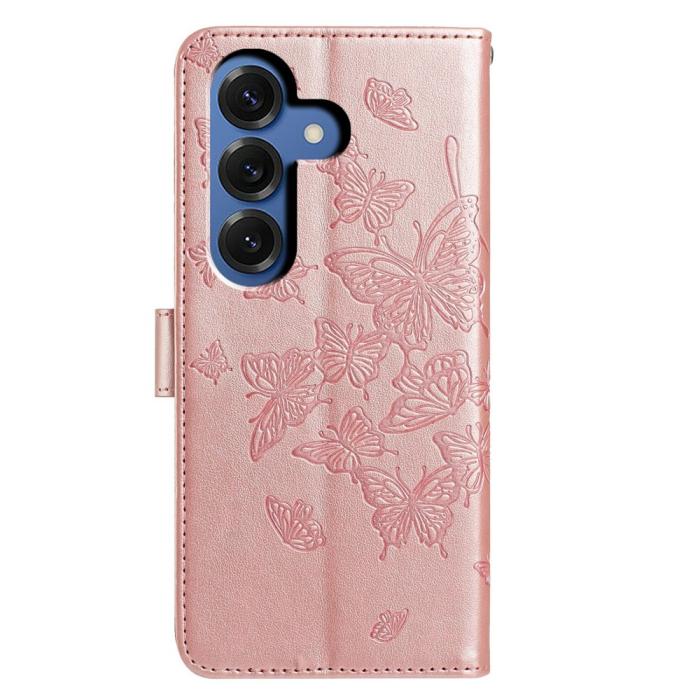 Bild 5,  Samsung Galaxy S26 Fodral Fjäril Tryck Roséguld - Teknikhallen.se