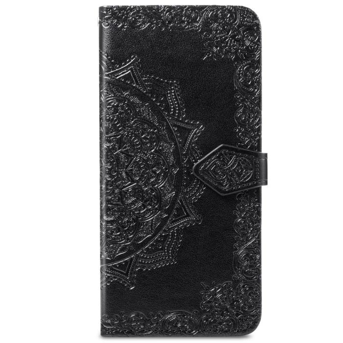 Bild 2,  Samsung Galaxy S22 Plus Fodral Mandala Läder Svart - Teknikhallen.se