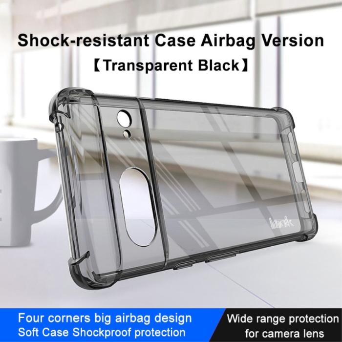 Bild 2, IMAK IMAK Google Pixel 7 Skal Shockproof Airbag Tonad Svart - Teknikhallen.se