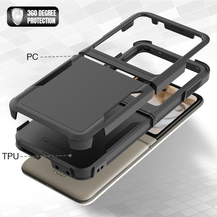 Bild 4,  Motorola Razr 60 / 50 5G Skal Shockproof Svart - Teknikhallen.se