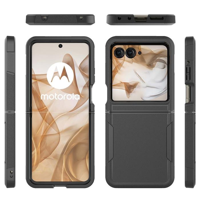 Bild 6,  Motorola Razr 60 / 50 5G Skal Shockproof Svart - Teknikhallen.se