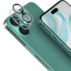 IMAK IMAK iPhone 16/16 Plus Linsskydd H&auml;rdat Glas - Teknikhallen.se