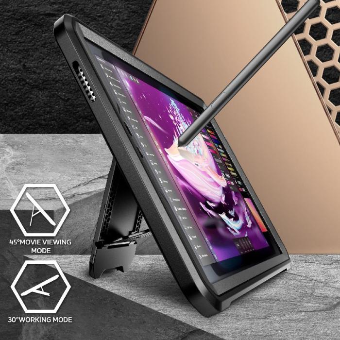Bild 2, Supcase Supcase Samsung Galaxy Tab A11 Skal Unicorn Beetle Pro Svart - Teknikhallen.se