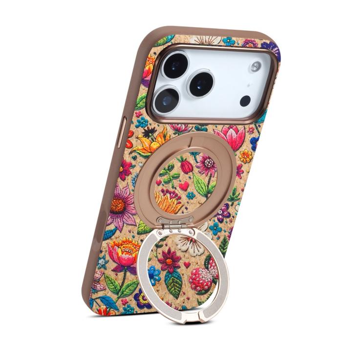 Bild 4, DENIOR DENIOR iPhone 18 Pro Max/17 Pro Max Skal MagSafe Blommor - Teknikhallen.se