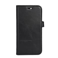 Buffalo Buffalo iPhone 12 / 12 Pro Fodral 2in1 &Auml;kta L&auml;der Svart - Teknikhallen.se