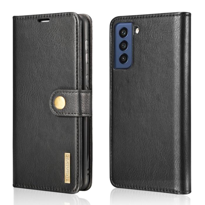 Bild 2, DG.MING DG.MING Samsung Galaxy S21 FE 2in1 Magnet Fodral / Skal Svart - Teknikhallen.se