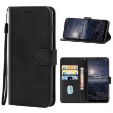  Nokia G11 / G21 Fodral L&auml;der Svart - Teknikhallen.se