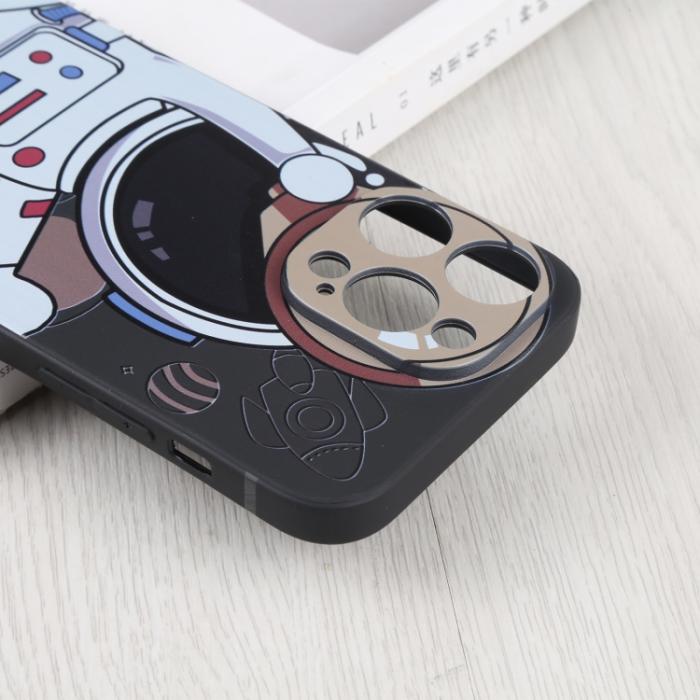 Bild 5,  iPhone 14 Pro Skal Spaceman Svart/Beige - Teknikhallen.se