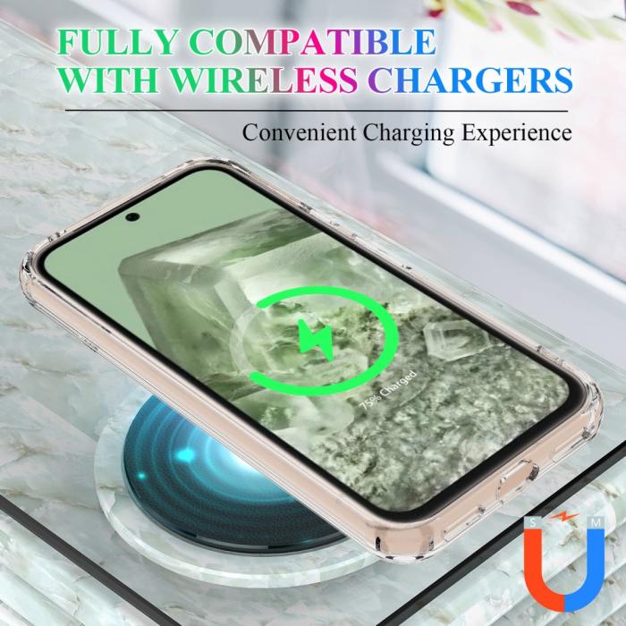 Bild 6,  Google Pixel 8A Skal Magsafe Akryl/TPU Transparent - Teknikhallen.se