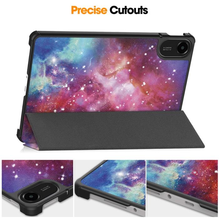 Bild 6,  Xiaomi Redmi Pad 2 Fodral Tri-Fold Cosmic Space - Teknikhallen.se