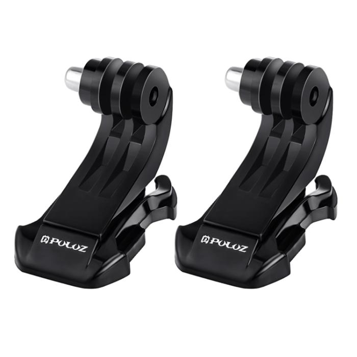 Bild 2, PULUZ PULUZ 2-PACK J-Hook Snabbfäste För GoPro Svart - Teknikhallen.se
