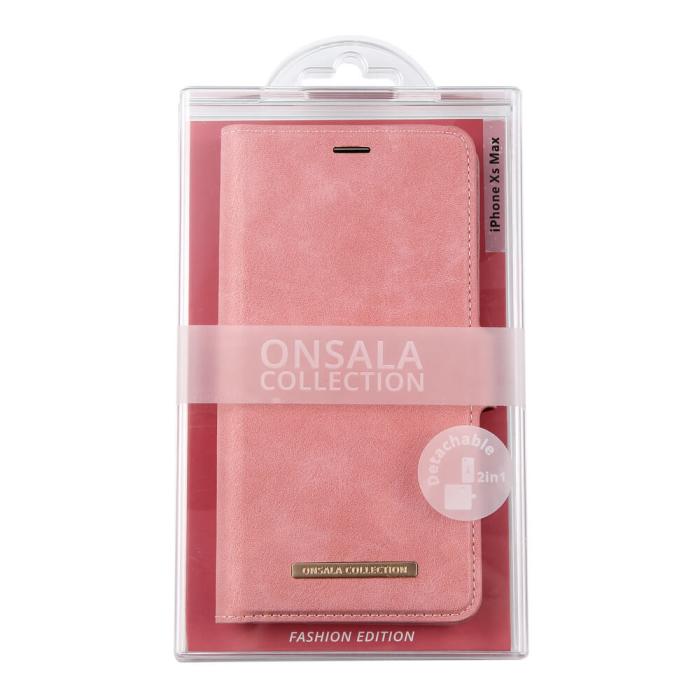 Bild 2, Onsala ONSALA iPhone XS Max 2in1 Magnet Fodral / Skal Dusty Pink - Teknikhallen.se