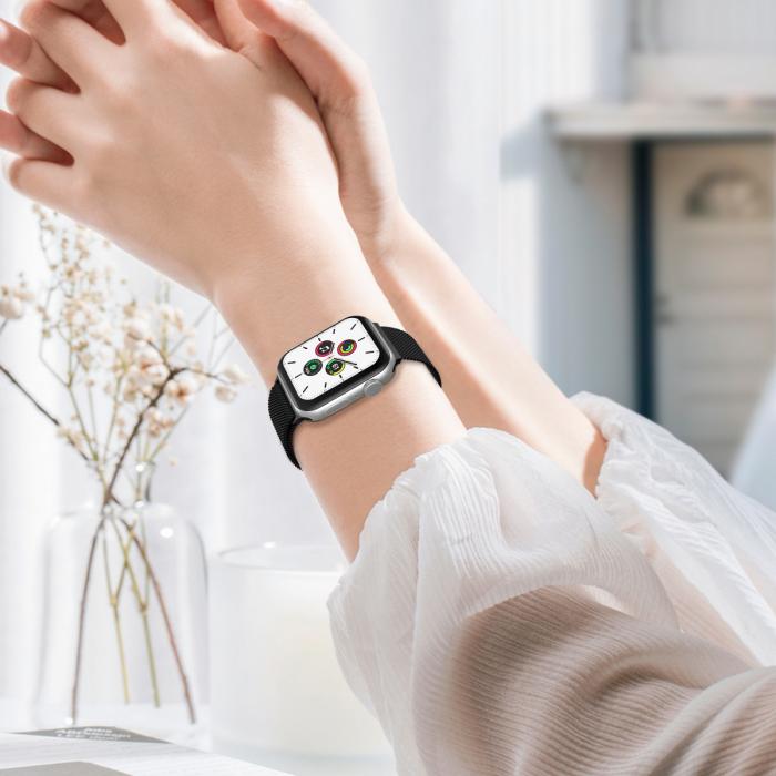Bild 6, ColorPop ColorPop Milanese Loop Metall Armband Apple Watch 42/44/45/46/49 mm - Teknikhallen.se