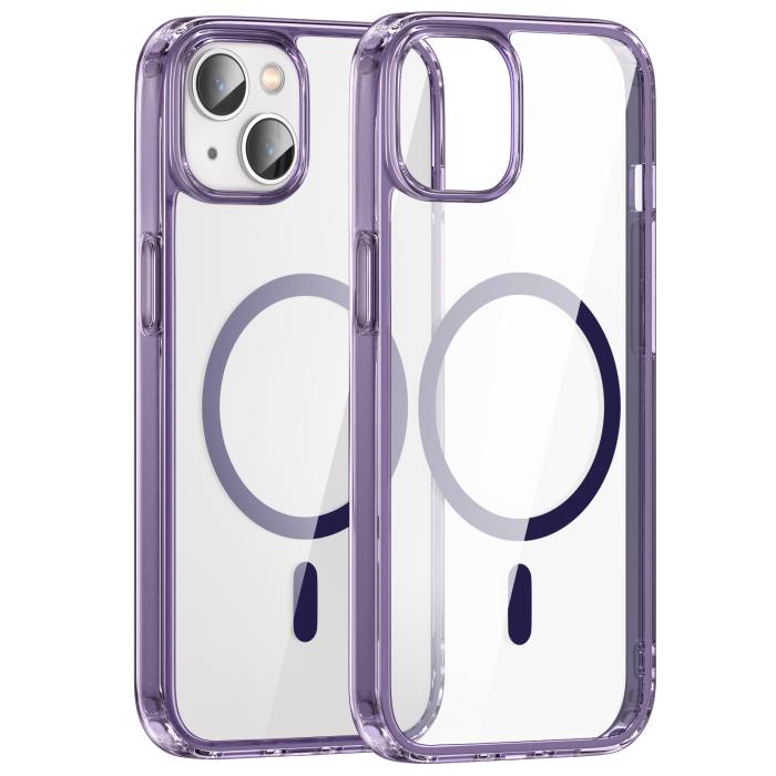 Bild 2, ColorPop ColorPop iPhone 14 Plus Skal CH MagSafe Transparent/Lila - Teknikhallen.se