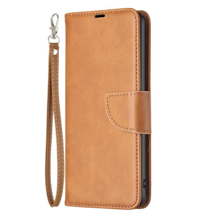 Bild 4,  Xiaomi Redmi Note 14 4G Fodral Läder Solid Shark Brun - Teknikhallen.se