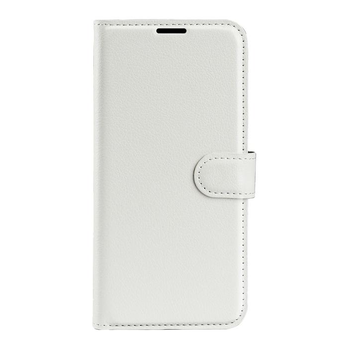 Bild 5,  Motorola Moto G35 5G Fodral Litchi Läder Vit - Teknikhallen.se