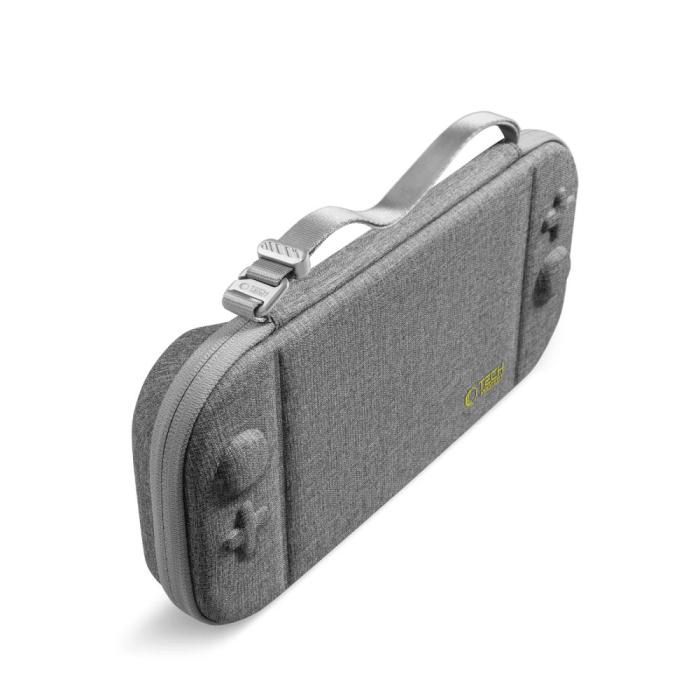 Bild 6, Tech-Protect Tech-Protect Nintendo Switch 2 Förvaringsväska Slim Pouch Grå - Teknikhallen.se