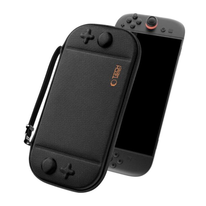 Bild 2, Tech-Protect Tech-Protect Nintendo Switch 2 Förvaringsväska Slim Pouch Svart - Teknikhallen.se