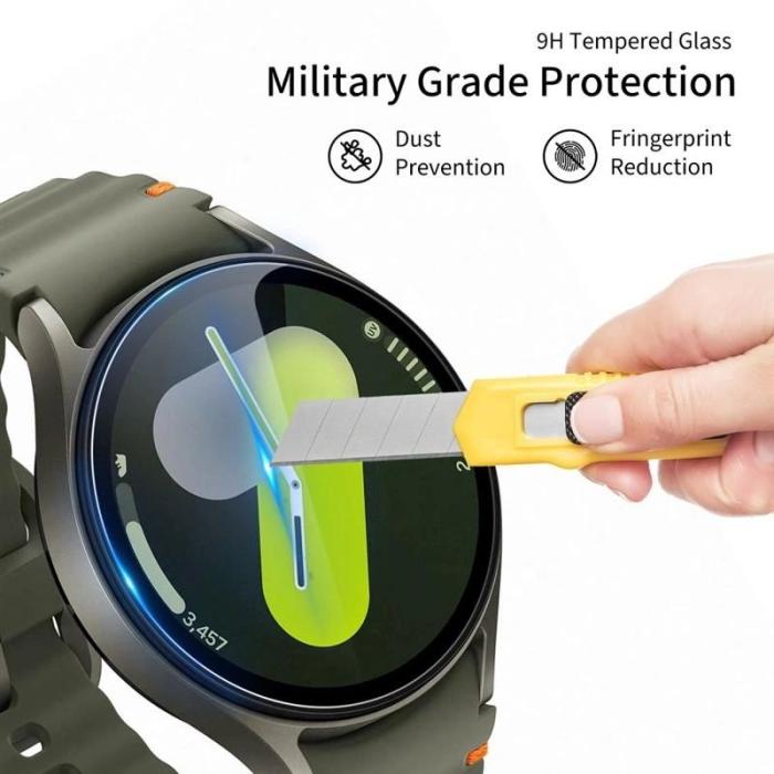 Bild 2, Tech-Protect Tech-Protect Garmin Fenix 7 / 7 Pro 2-PACK Skärmskydd GlassFit+ - Teknikhallen.se