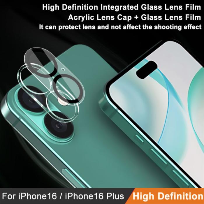 Bild 3, IMAK IMAK iPhone 16/16 Plus Linsskydd Härdat Glas - Teknikhallen.se