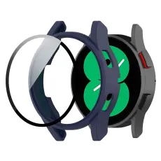  Galaxy Watch FE/4 40 mm Skal Med Sk&auml;rmskydd M&ouml;rk Bl&aring; - Teknikhallen.se