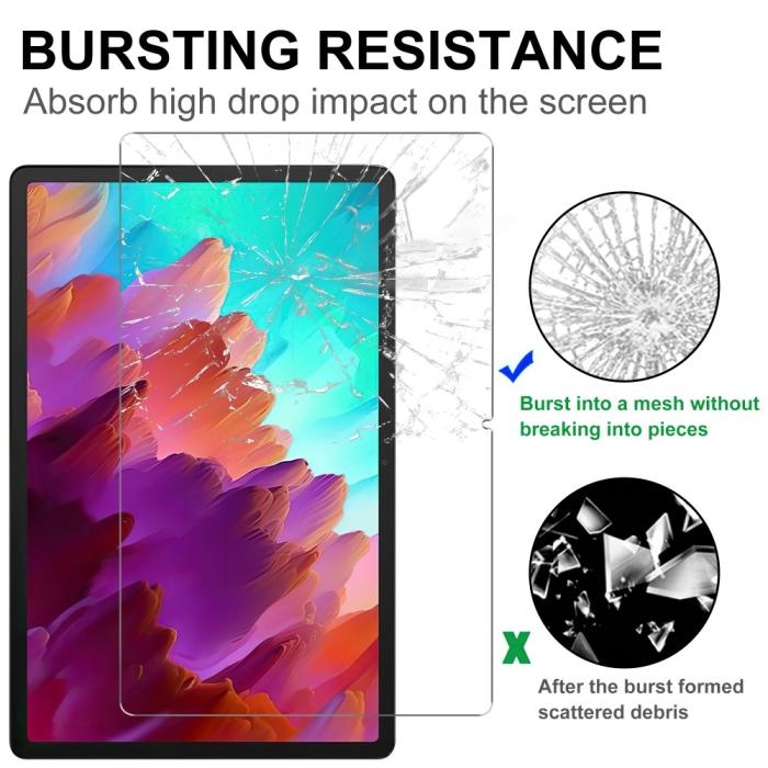 Bild 4,  Lenovo Tab P12 Skärmskydd Härdat Glas - Teknikhallen.se