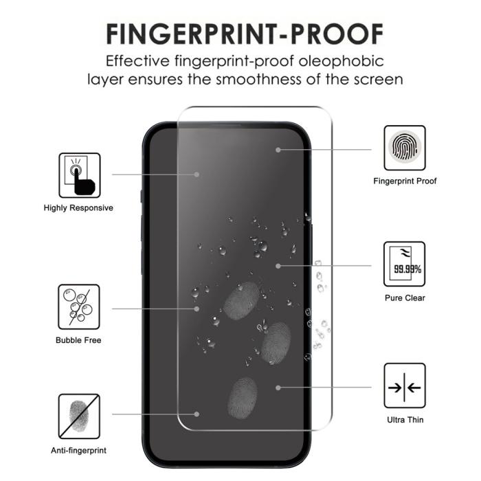 Bild 5,  Xiaomi 15T / 15T Pro Skärmskydd Heltäckande Härdat Glas - Teknikhallen.se