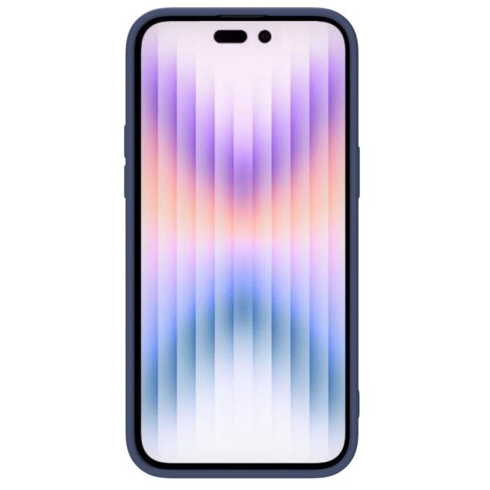 Bild 2, NILLKIN NILLKIN iPhone 14 Pro Max Skal CamShield Silky Liquid Blå - Teknikhallen.se