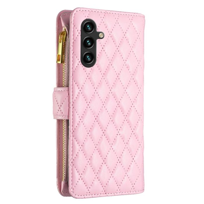 Bild 6, BINFEN BINFEN Galaxy A35 5G Fodral Diamond Multifunktionell Rosa - Teknikhallen.se