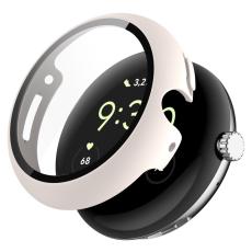  Google Pixel Watch / Watch 2 Skal Med H&auml;rdat Glas Vit - Teknikhallen.se