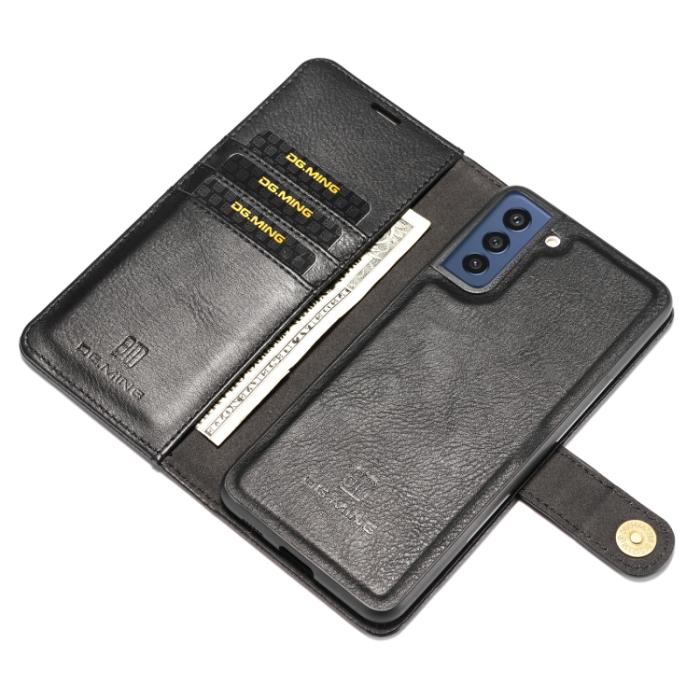 Bild 6, DG.MING DG.MING Samsung Galaxy S21 FE 2in1 Magnet Fodral / Skal Svart - Teknikhallen.se
