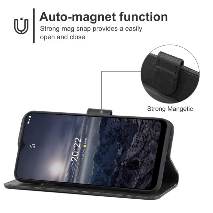 Bild 4,  Nokia G11 / G21 Fodral Läder Svart - Teknikhallen.se