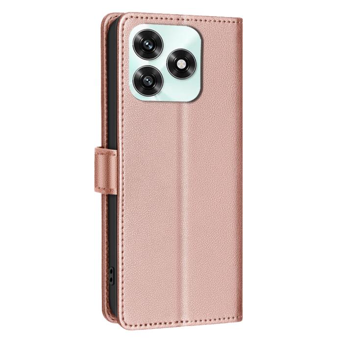 Bild 3, BINFEN BINFEN Honor X5c Plus Fodral RFID Läder Roséguld - Teknikhallen.se