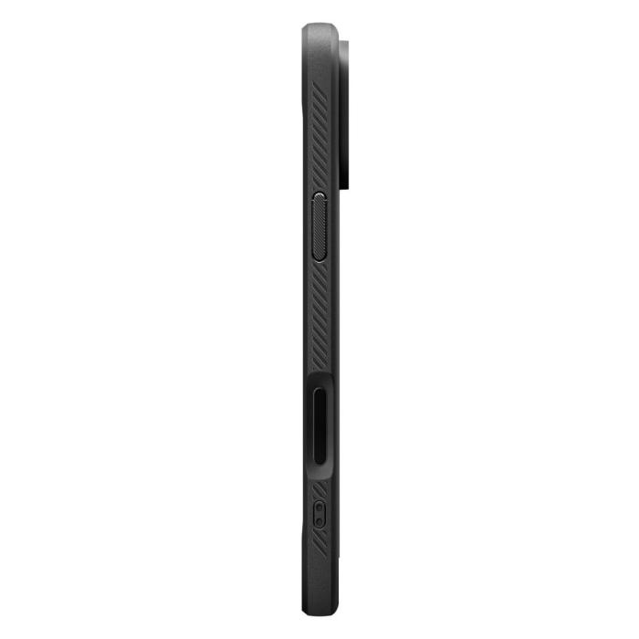 Bild 5, Spigen Spigen iPhone 17 Pro Skal MagSafe Rugged Armor Matt Svart - Teknikhallen.se