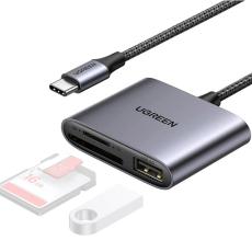 UGREEN UGREEN 3in1 USB-C Till Minneskortl&auml;sare / USB 2.0 Adapter - Teknikhallen.se