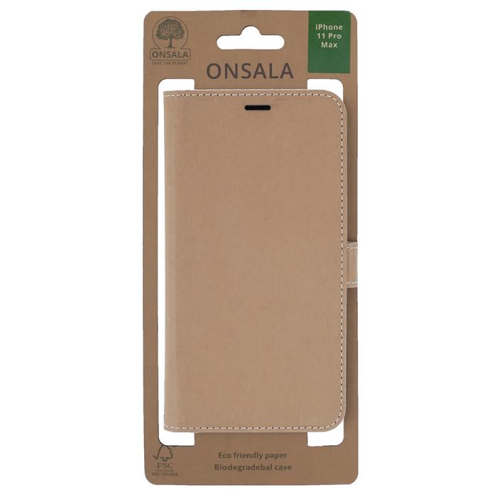 Bild 2, Onsala ONSALA iPhone 11 Pro Max Fodral ECO Sand - Teknikhallen.se