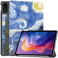  Xiaomi Redmi Pad 2 Fodral Tri-Fold Brush Painting - Teknikhallen.se