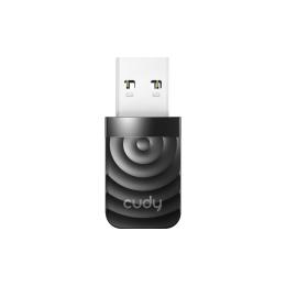 Cudy Cudy Adapter USB WU1300S AC1300 Svart - Teknikhallen.se