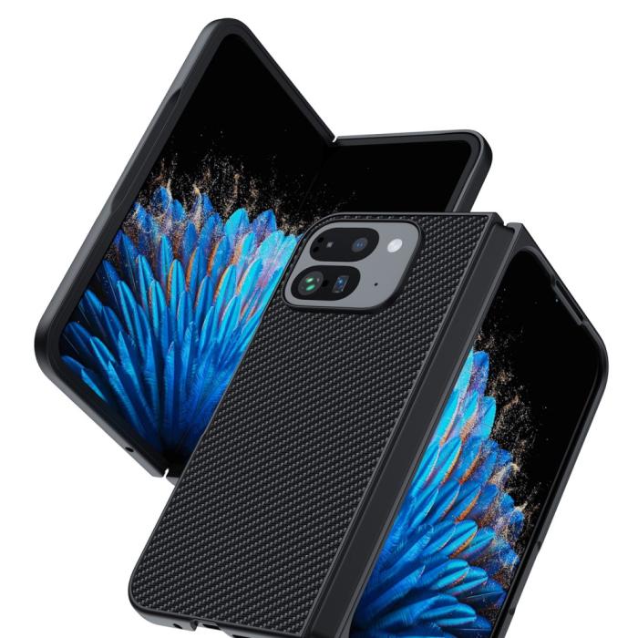 Bild 3,  Google Pixel 9 Pro Fold Skal Kolfiber Textur Svart - Teknikhallen.se