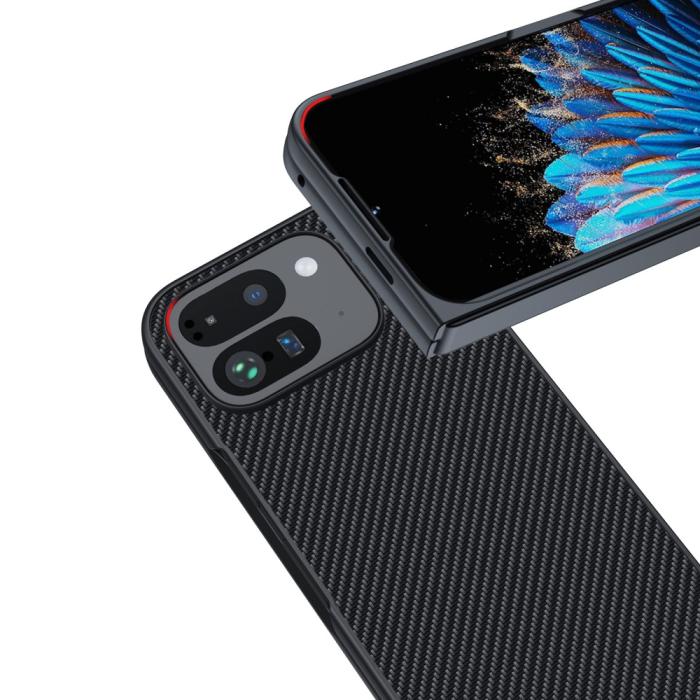 Bild 4,  Google Pixel 9 Pro Fold Skal Kolfiber Textur Svart - Teknikhallen.se