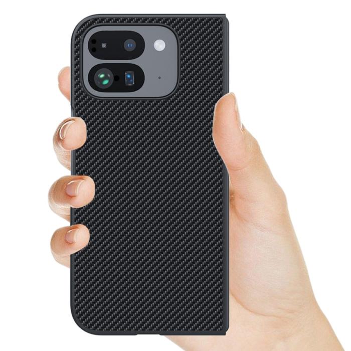 Bild 5,  Google Pixel 9 Pro Fold Skal Kolfiber Textur Svart - Teknikhallen.se