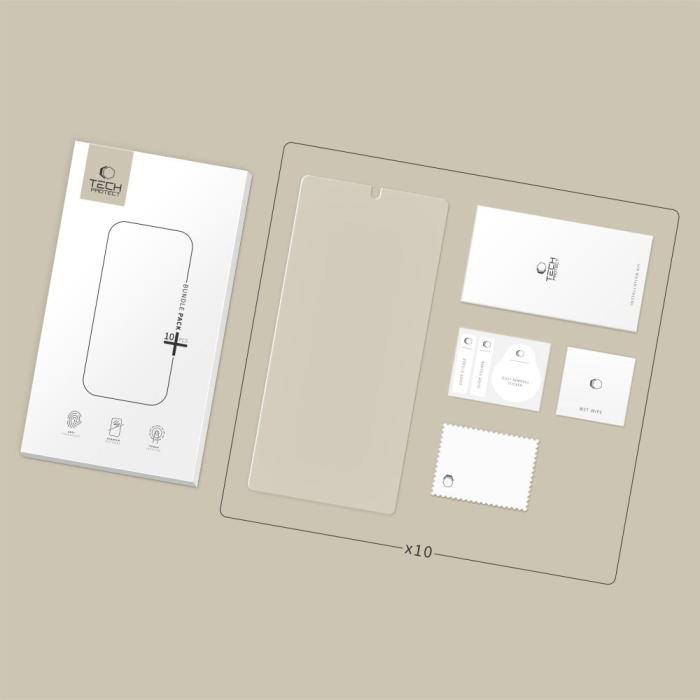 Bild 2, Tech-Protect Tech-Protect Galaxy S25 Ultra 10-PACK Skärmskydd Härdat Glas - Teknikhallen.se