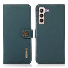 KHAZNEH KHAZNEH Samsung Galaxy S22 Plus Fodral RFID &Auml;kta L&auml;der Gr&ouml;n - Teknikhallen.se