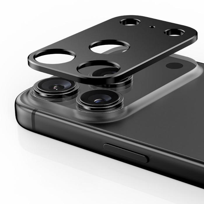 Bild 3, Tech-Protect Tech-Protect iPhone 17 Pro Linsskydd CamAlloy Fit+ Silver - Teknikhallen.se