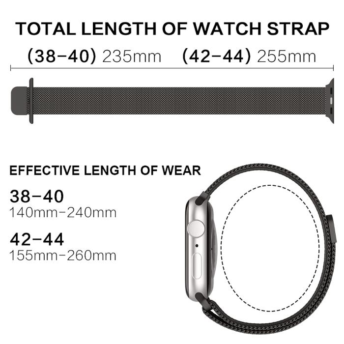 Bild 4, ColorPop ColorPop Milanese Loop Metall Armband Apple Watch 38/40/41/42 mm - Teknikhallen.se