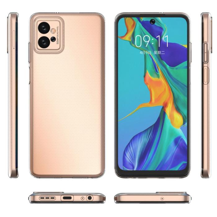 Bild 6,  Motorola Moto G32 Skal TPU Transparent - Teknikhallen.se